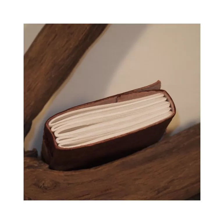 Carnets En Cuir*Skin Project Carnet en cuir - Pentagramme - Crochet - M