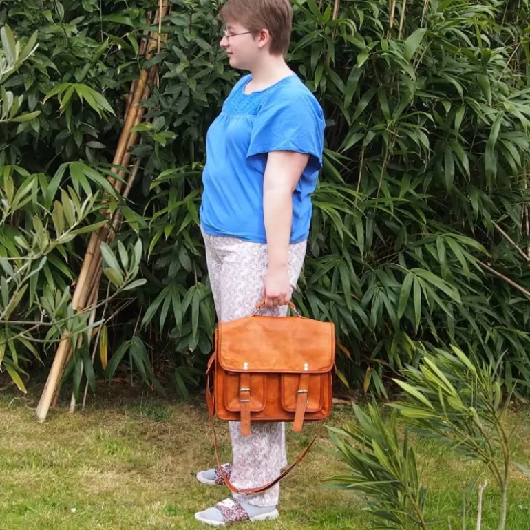 Sacs À Bandoulière En Cuir | Cartables En Cuir*Skin Project Cartable vintage en cuir - Ordinateur 13''