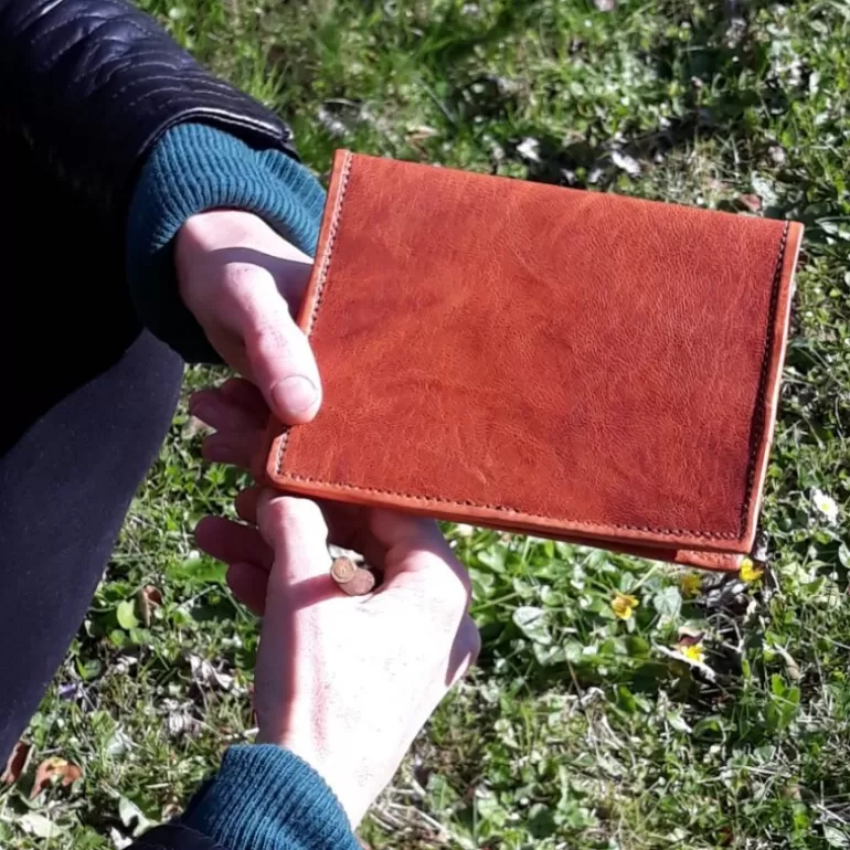 Couvre Livres En Cuir*Skin Project Liseuse en cuir - Couvre-livre ou agenda A6