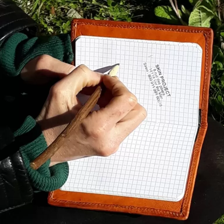 protge_passeport__couverture_calepin_cuir_5.webp Maroquinerie | Couvre Livres En Cuir*Skin Project Protège passeport / couverture calepin cuir