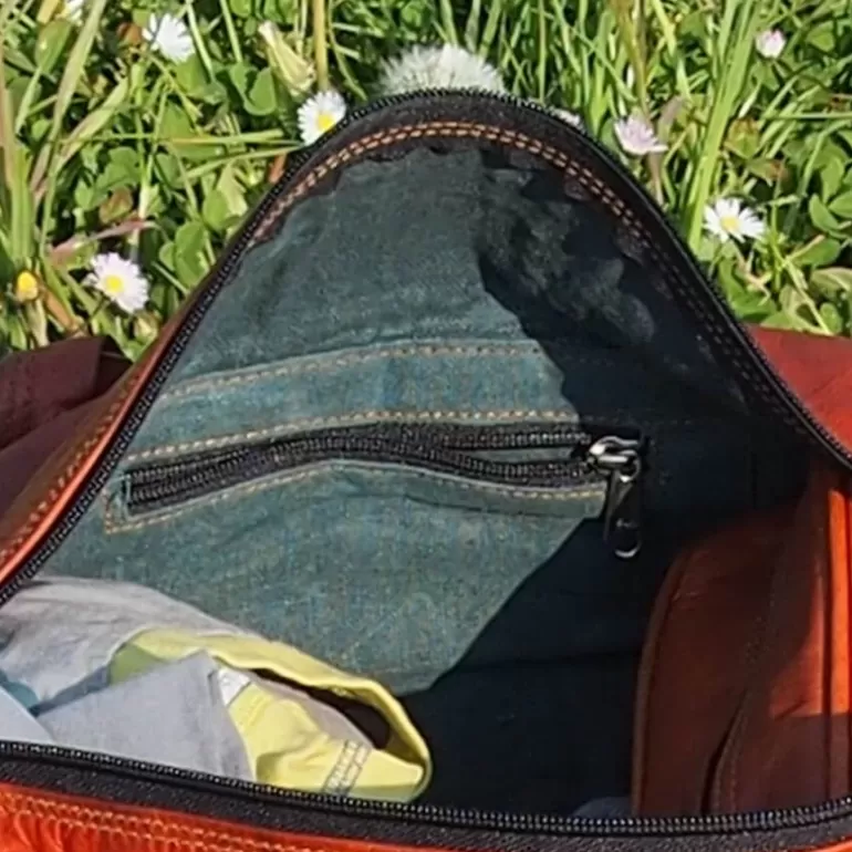 Sacs De Voyage En Cuir*Skin Project Sac de Sport en Cuir - Bagage à Main Vintage - Carré - XL