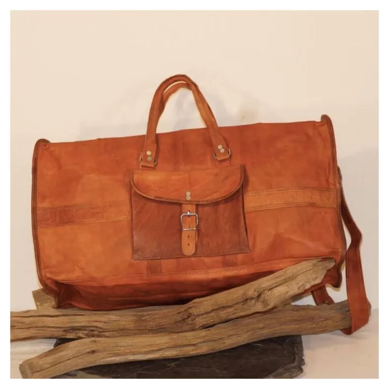 Sacs De Voyage En Cuir | Sacs De Voyage En Cuir*Skin Project Sac de voyage en cuir vintage - Carré - XXXL