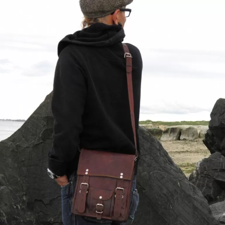 sacoche_homme_vintage_en_cuir__bandoulire___boucles__m_3.webp Sacs À Bandoulière En Cuir | Sacoches En Cuir*Skin Project Sacoche homme vintage en cuir à bandoulière – 2 boucles – M