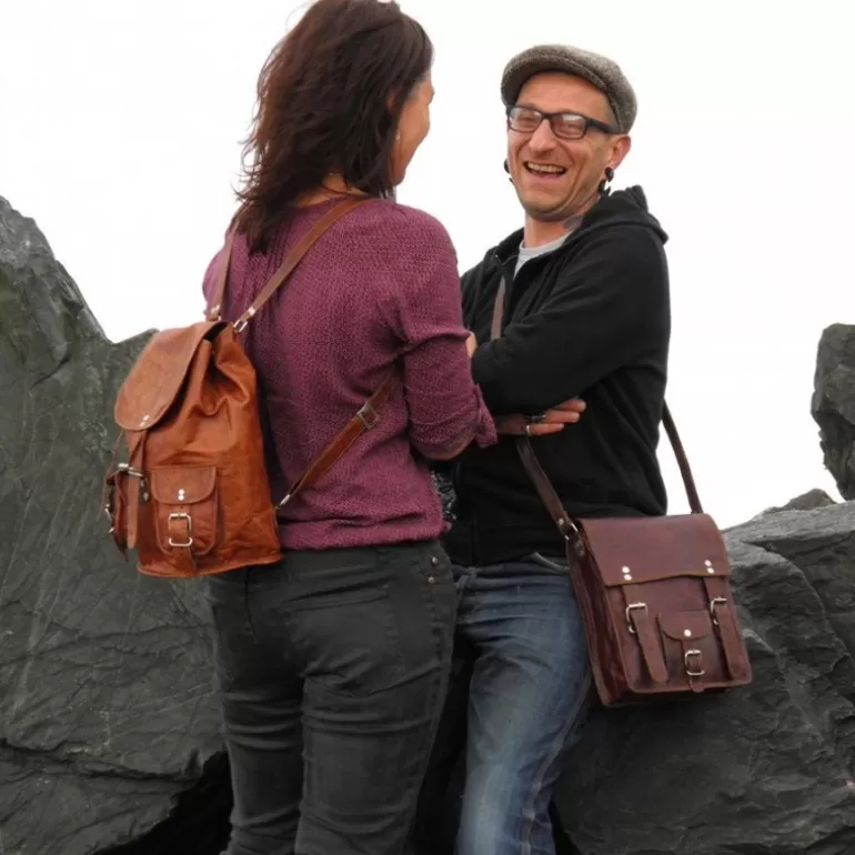 sacoche_homme_vintage_en_cuir__bandoulire___boucles__m_4.webp Sacs À Bandoulière En Cuir | Sacoches En Cuir*Skin Project Sacoche homme vintage en cuir à bandoulière – 2 boucles – M